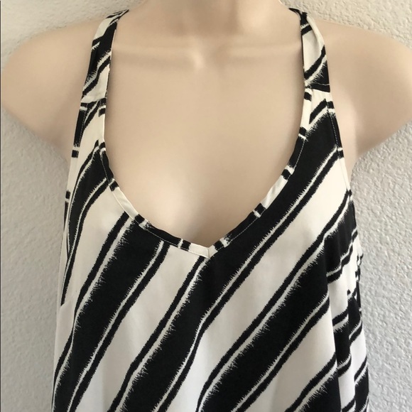 H & M high low midi dress. Cross back. Small - Picture 2 of 4